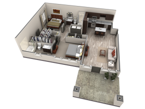 2 BR Vue Overlook 2025 floor plan